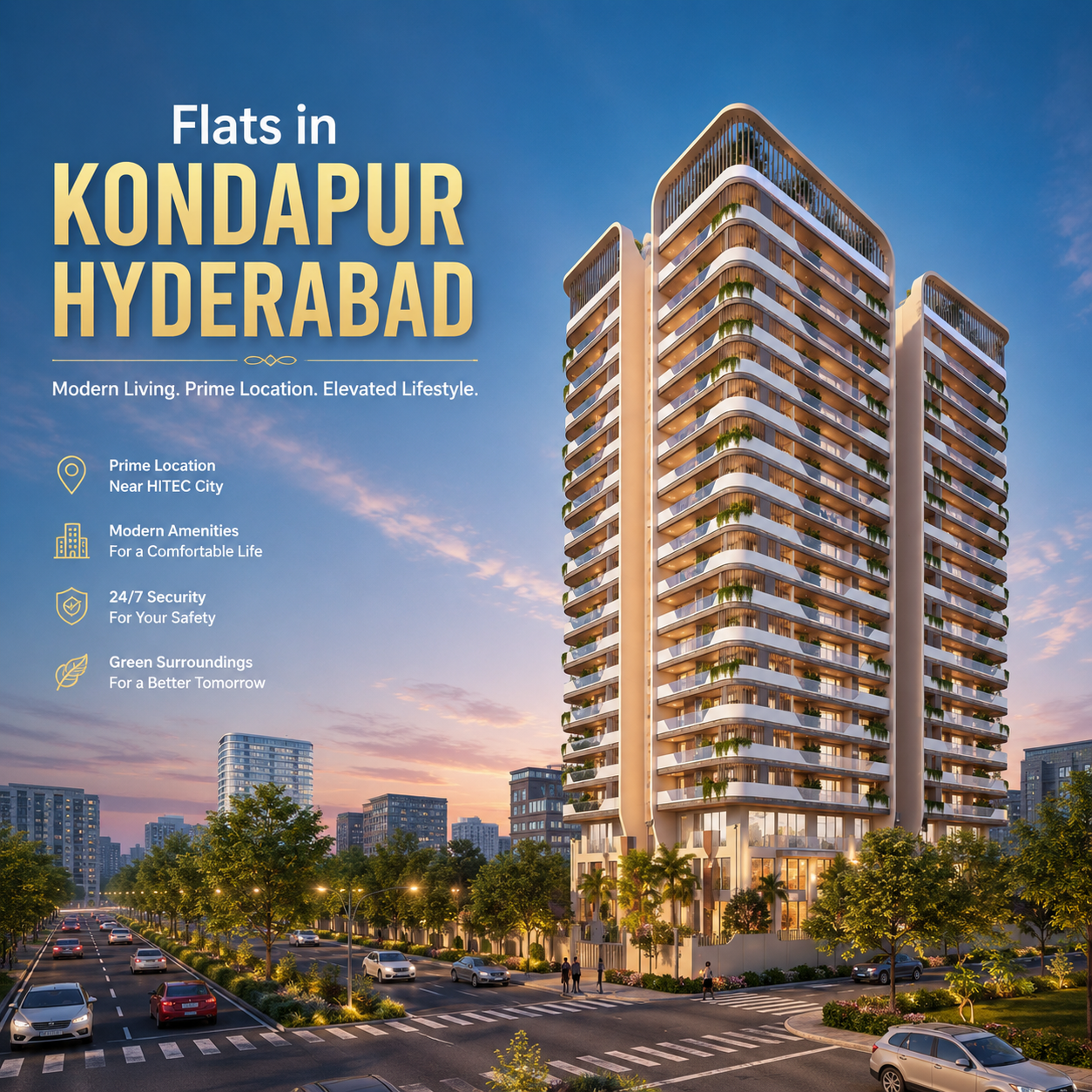 4 BHK Flats in Kondapur